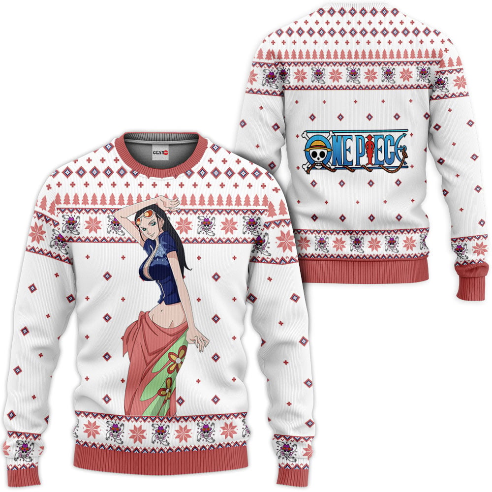 Nico Robin Anime Ugly Christmas Sweater One Piece
