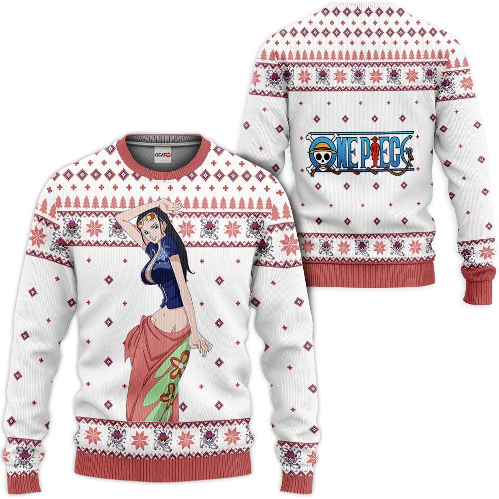 Nico Robin Anime Ugly Christmas Sweater One Piece