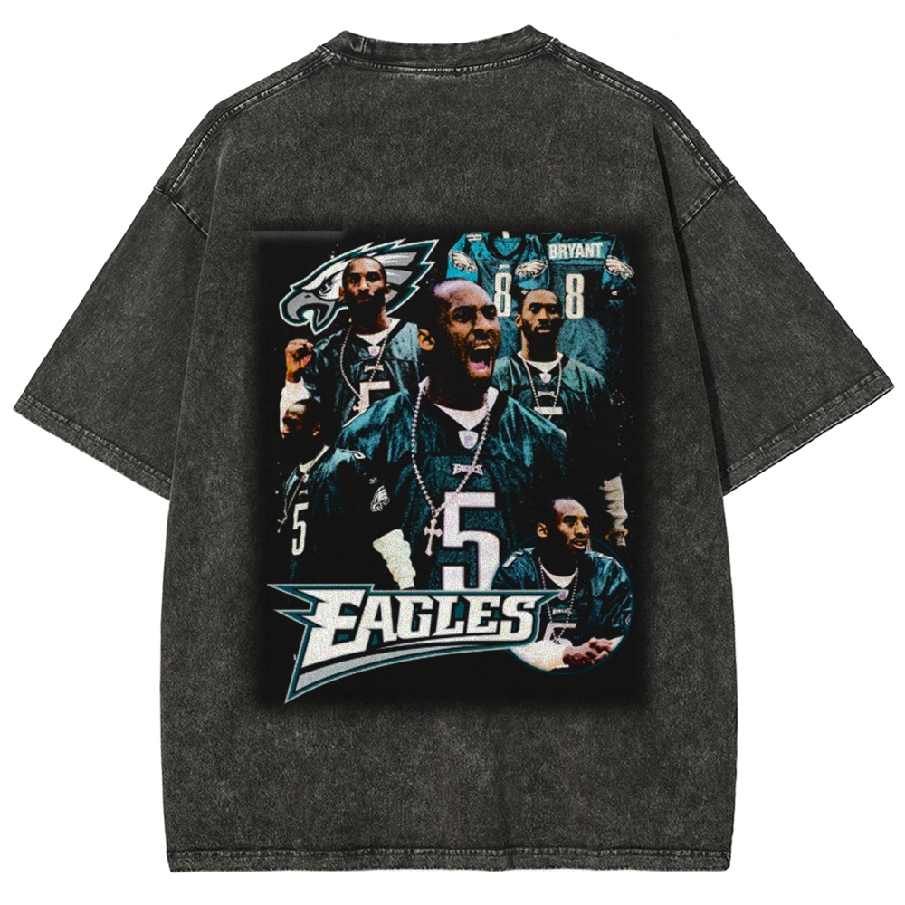 EAGLES KOBE Unisex Fit Washed T-Shirt