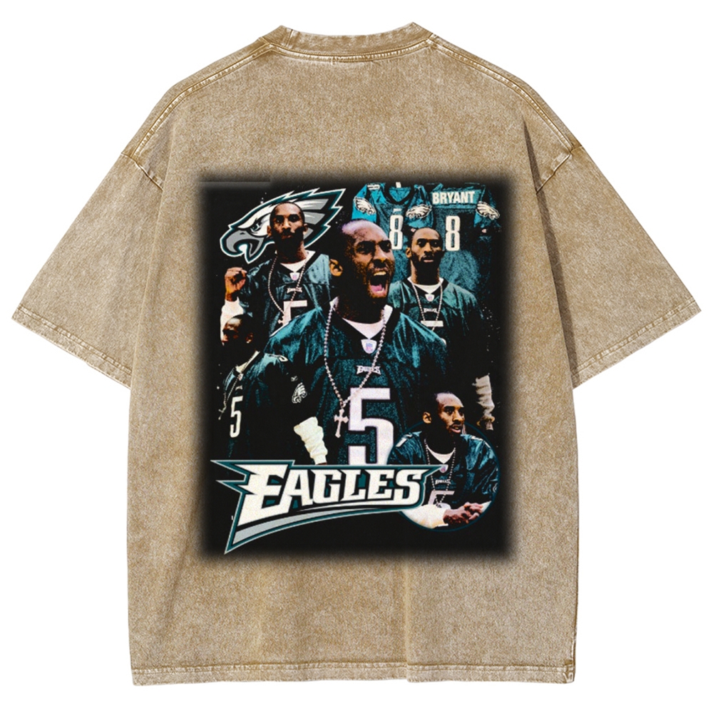 EAGLES KOBE Unisex Fit Washed T-Shirt