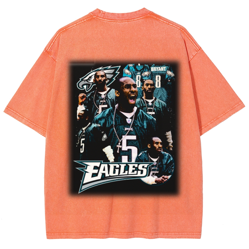 EAGLES KOBE Unisex Fit Washed T-Shirt