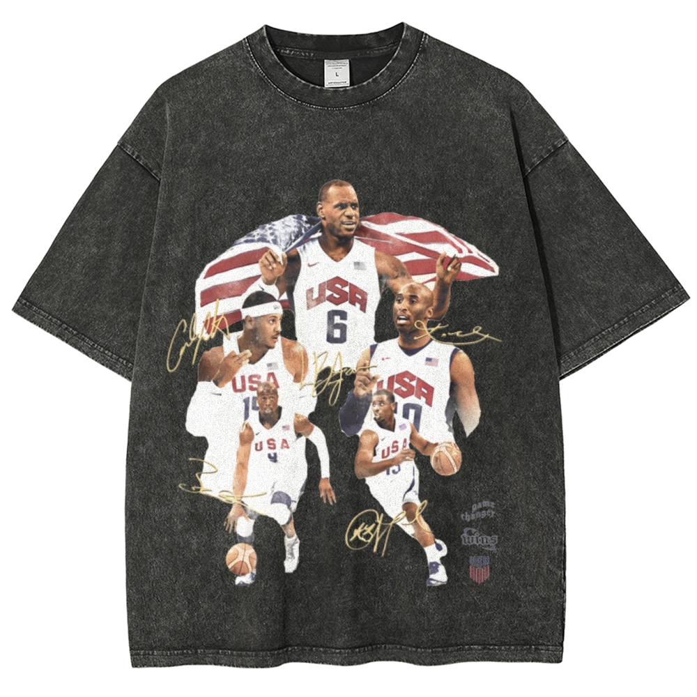 USA REDEEM TEAM Unisex Fit Washed T-Shirt
