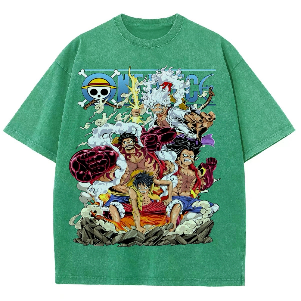 One Piece x Avenger Unisex Fit Washed T-Shirt