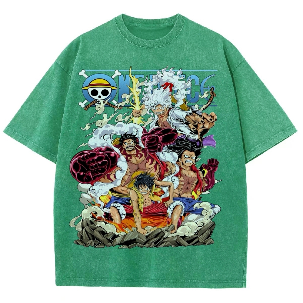 One Piece x Avenger Unisex Fit Washed T-Shirt