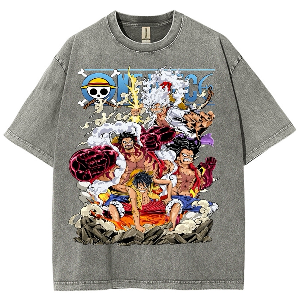 One Piece x Avenger Unisex Fit Washed T-Shirt
