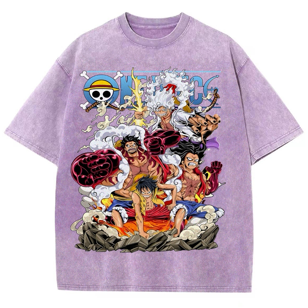 One Piece x Avenger Unisex Fit Washed T-Shirt