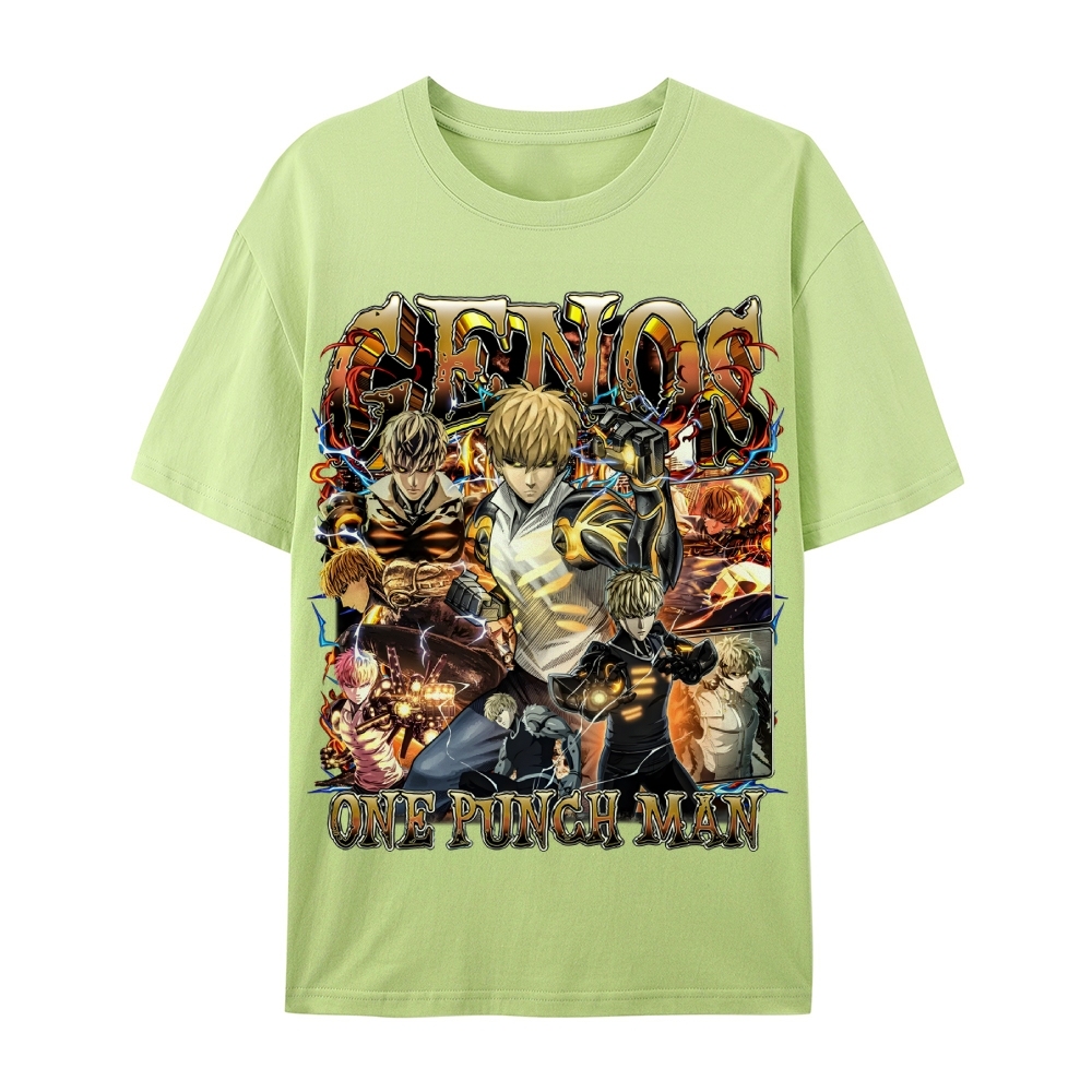 One Punch Man Unisex-Adult Cotton Casual Short Sleeve T-Shirt 