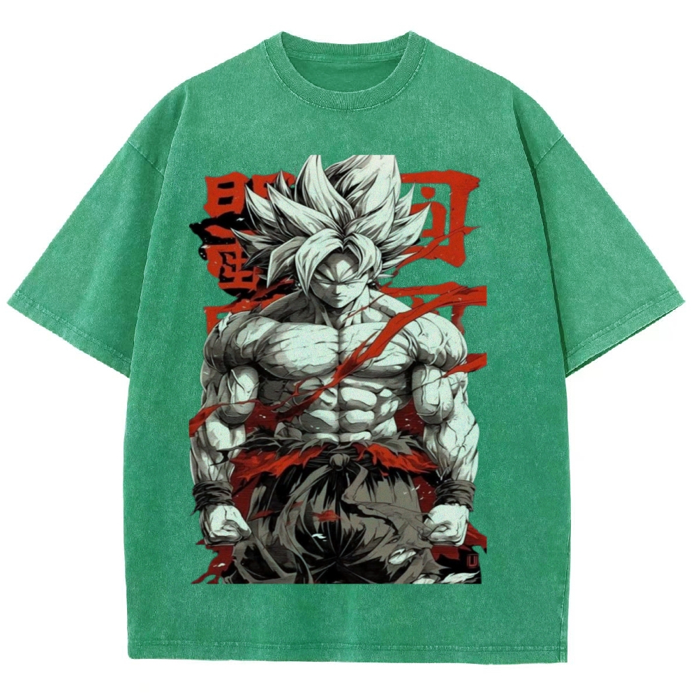 Dragon Ball Z Super Goku Unisex Fit Washed T-Shirt