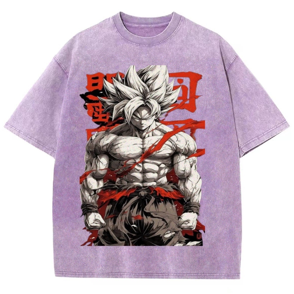 Dragon Ball Z Super Goku Unisex Fit Washed T-Shirt