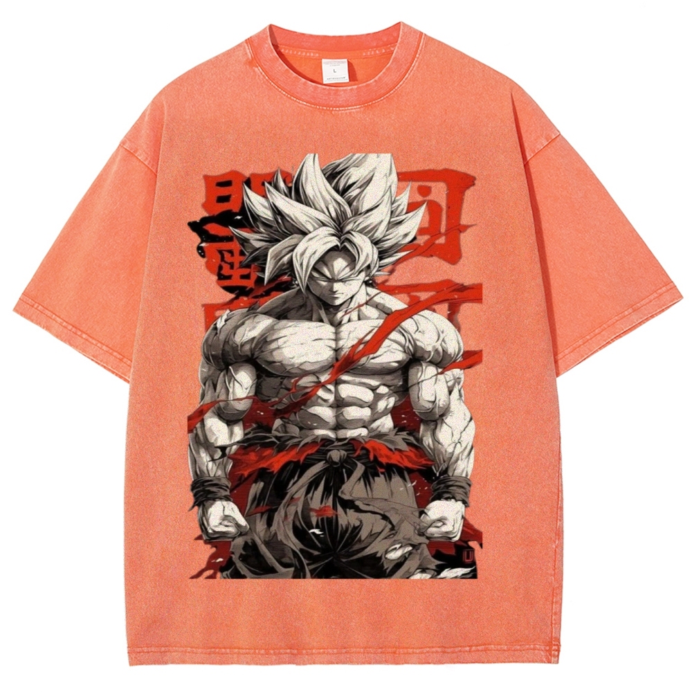 Dragon Ball Z Super Goku Unisex Fit Washed T-Shirt