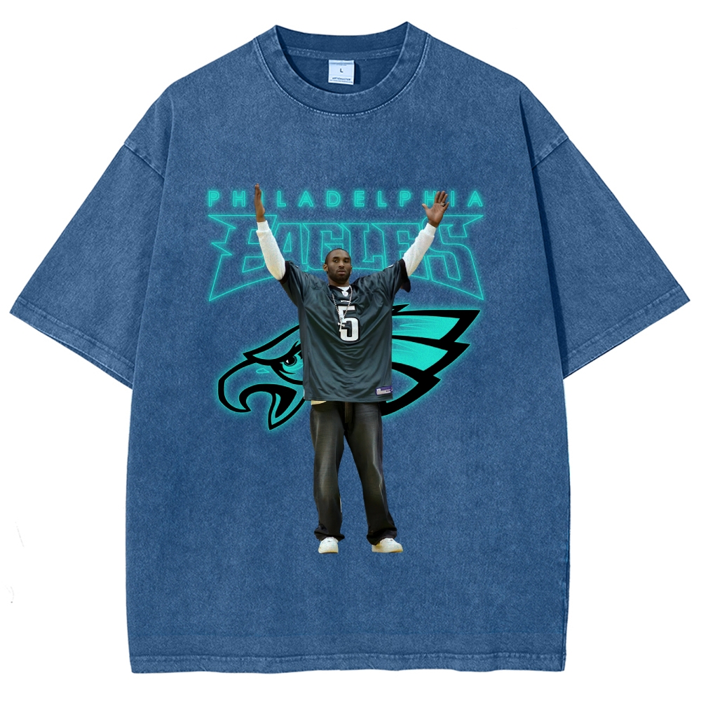 Philadelphia Eagles KOBE Unisex Fit Washed T-Shirt