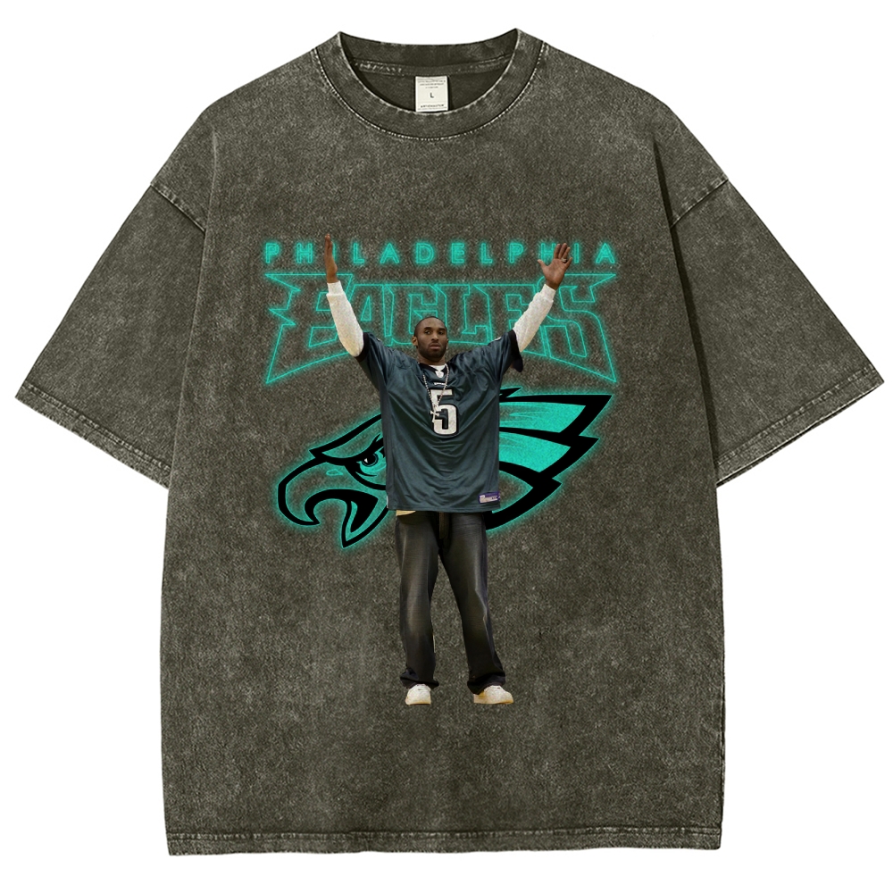 Philadelphia Eagles KOBE Unisex Fit Washed T-Shirt