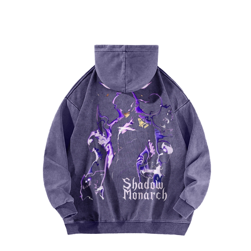 Casual Washed Hoodie Solo Leveling ARISE