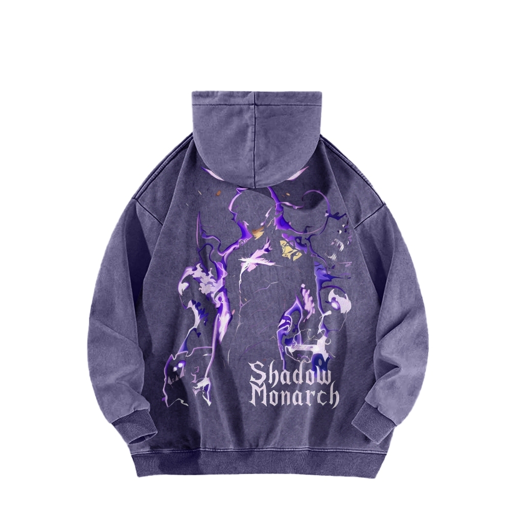 Casual Washed Hoodie Solo Leveling ARISE