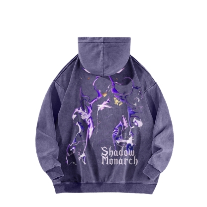 Casual Washed Hoodie Solo Leveling ARISE