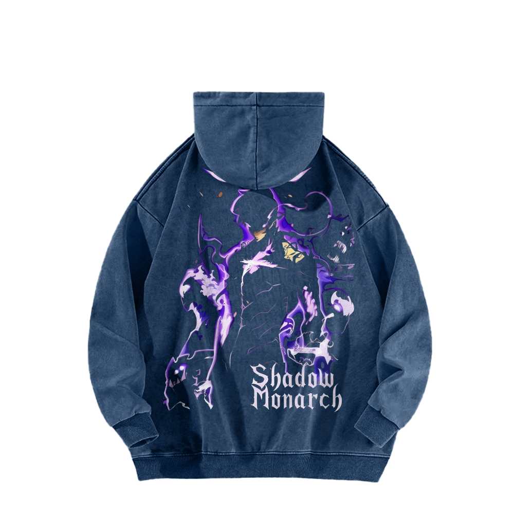 Casual Washed Hoodie Solo Leveling ARISE