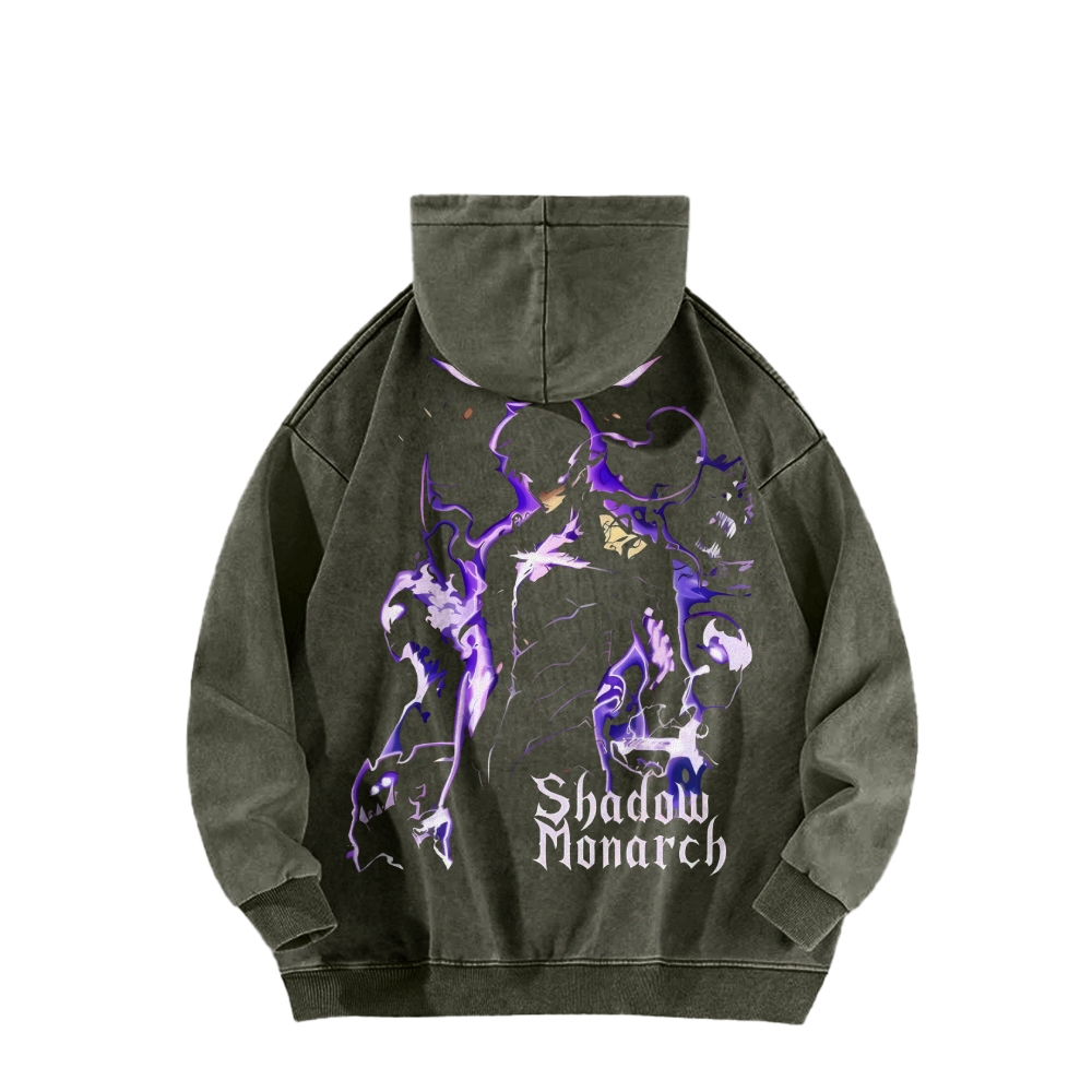 Casual Washed Hoodie Solo Leveling ARISE