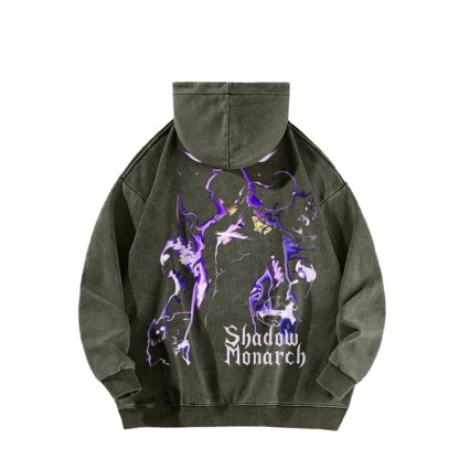 Casual Washed Hoodie Solo Leveling ARISE