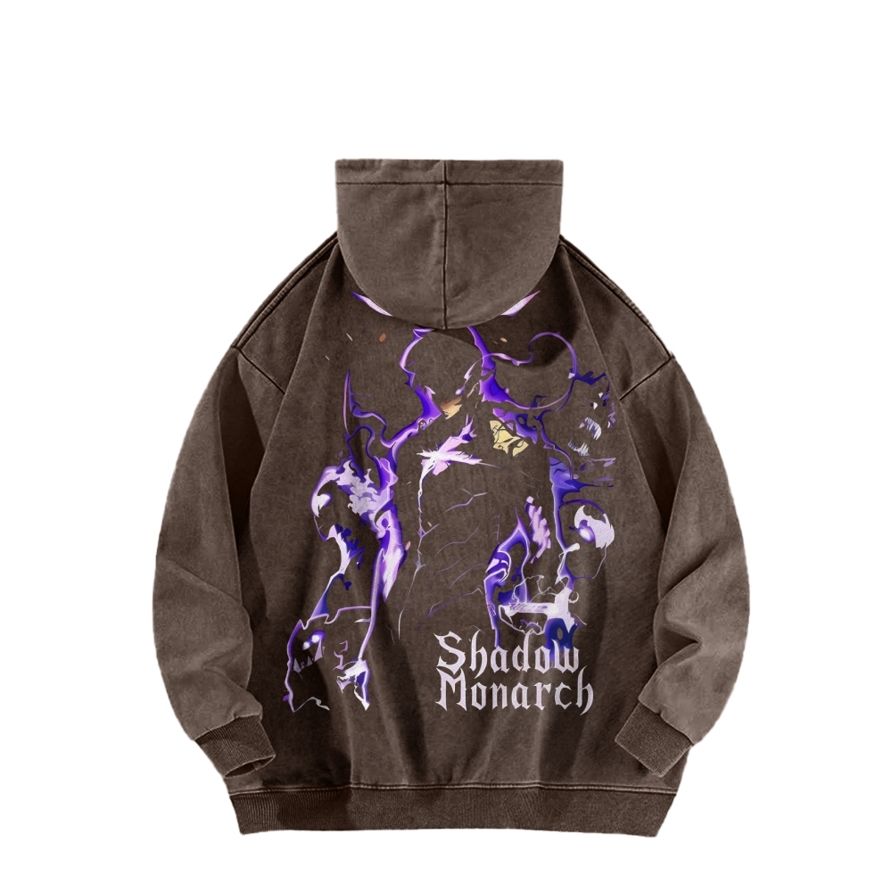 Casual Washed Hoodie Solo Leveling ARISE