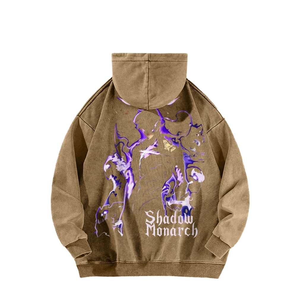 Casual Washed Hoodie Solo Leveling ARISE