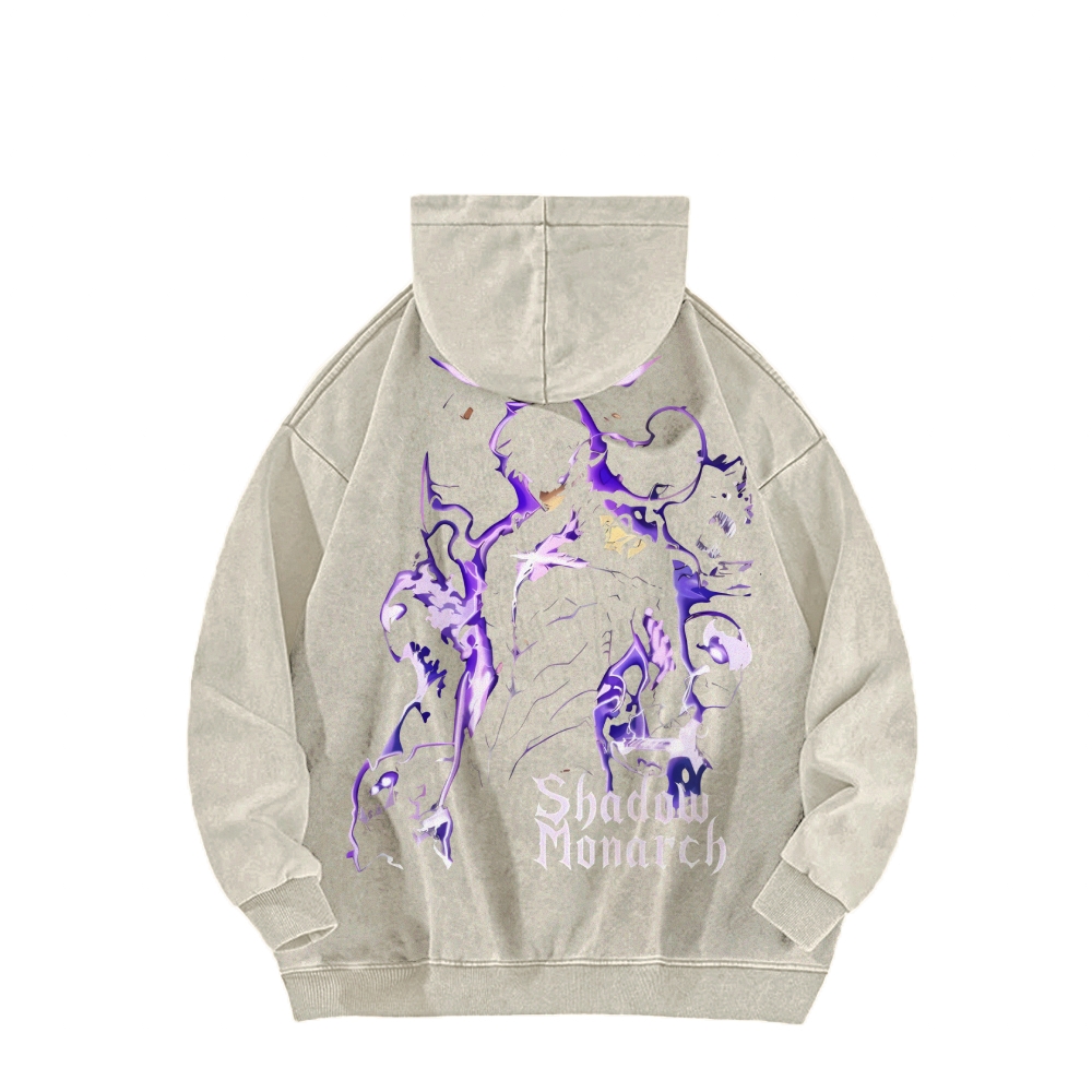 Casual Washed Hoodie Solo Leveling ARISE