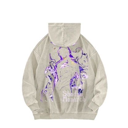 Casual Washed Hoodie Solo Leveling ARISE