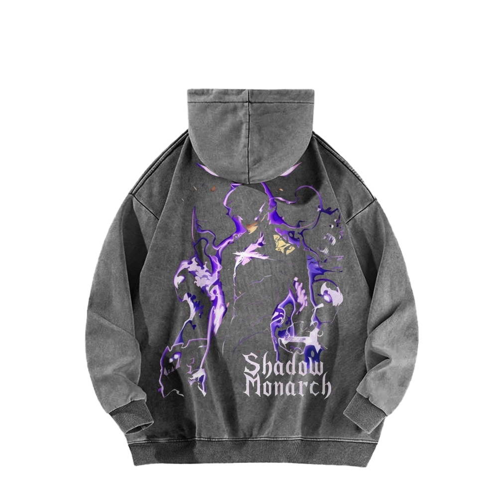 Casual Washed Hoodie Solo Leveling ARISE