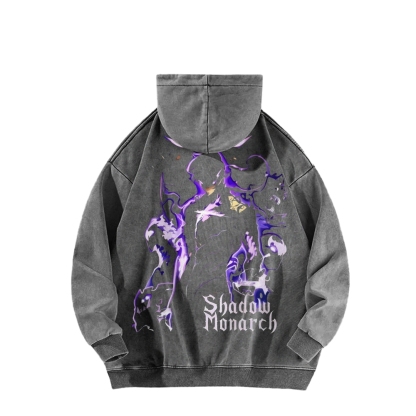 Casual Washed Hoodie Solo Leveling ARISE