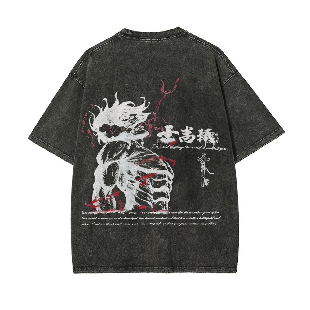 Vintage Oversized T-Shirt Attack on Titan