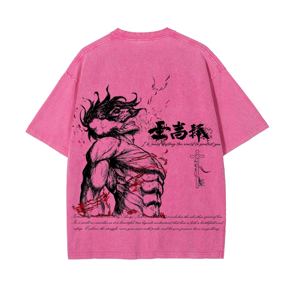 Vintage Oversized T-Shirt Attack on Titan