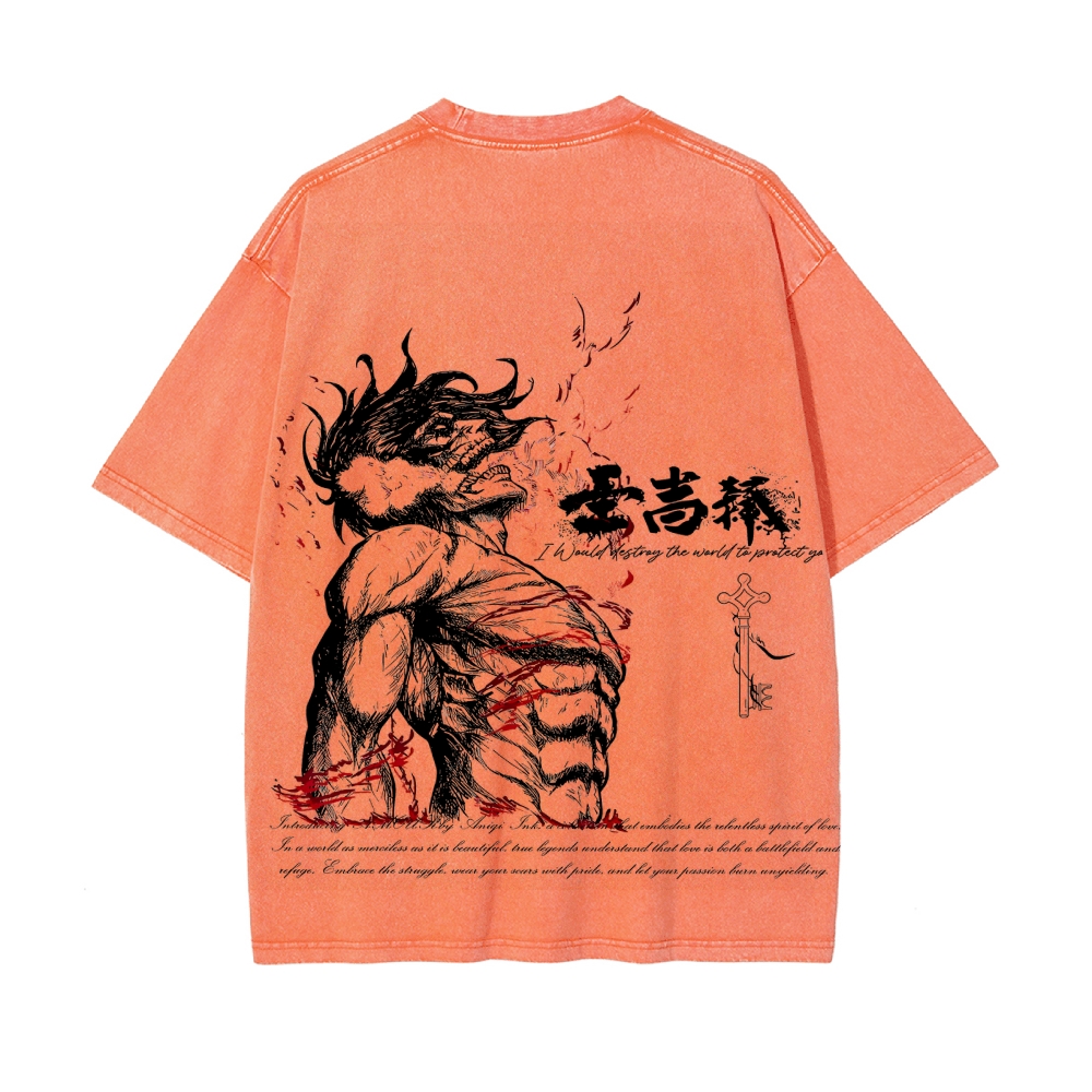 Vintage Oversized T-Shirt Attack on Titan