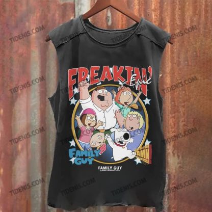 Family Guy Freakin Eric Unisex Vintage Tank Top Sleeveless Tee