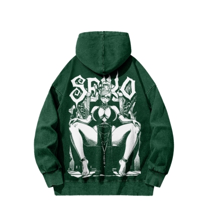 Casual Washed Hoodie DANDADAN