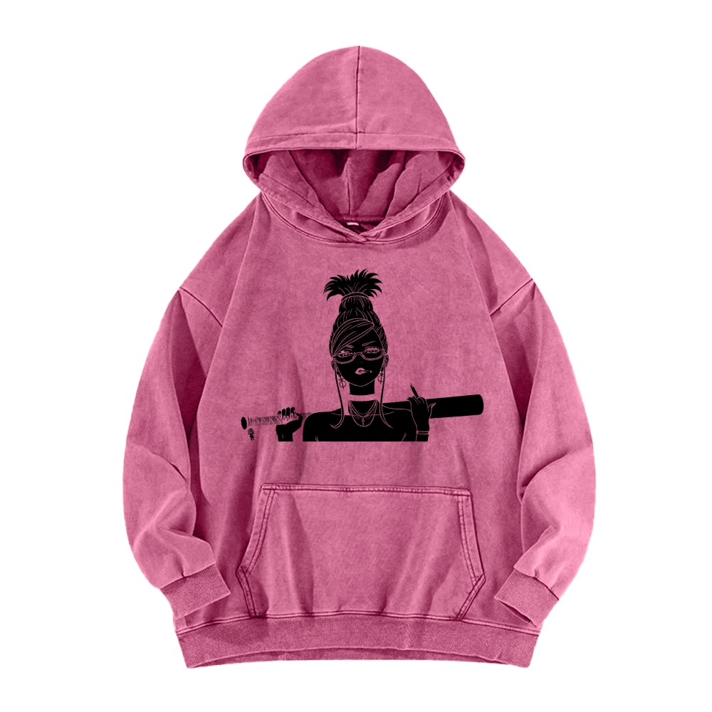 Casual Washed Hoodie DANDADAN