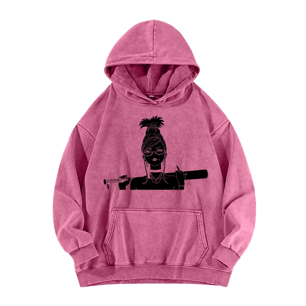 Casual Washed Hoodie DANDADAN