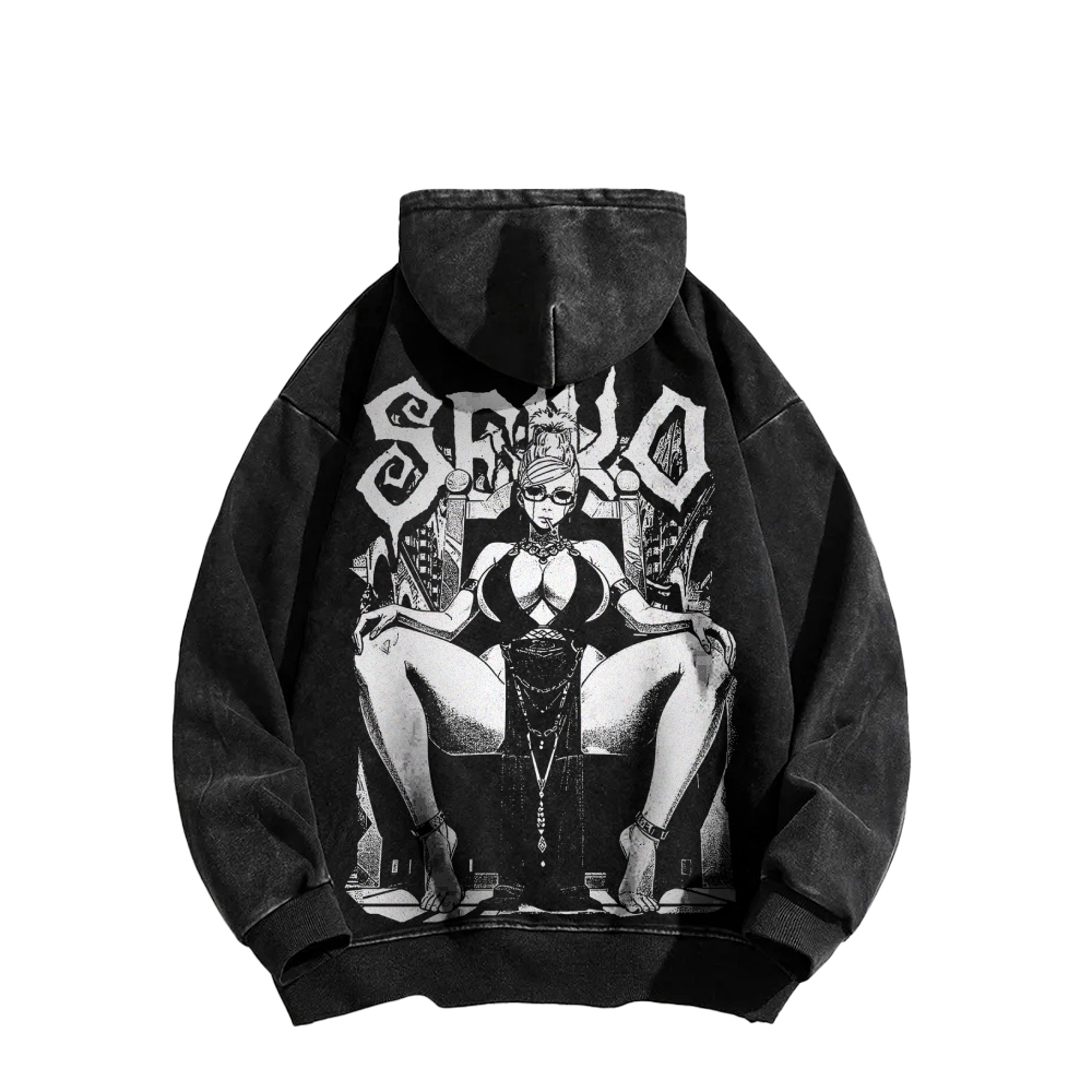 Casual Washed Hoodie DANDADAN