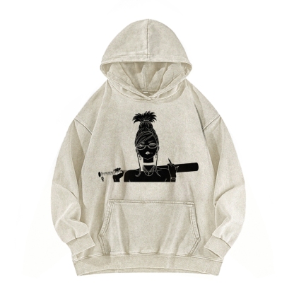 Casual Washed Hoodie DANDADAN