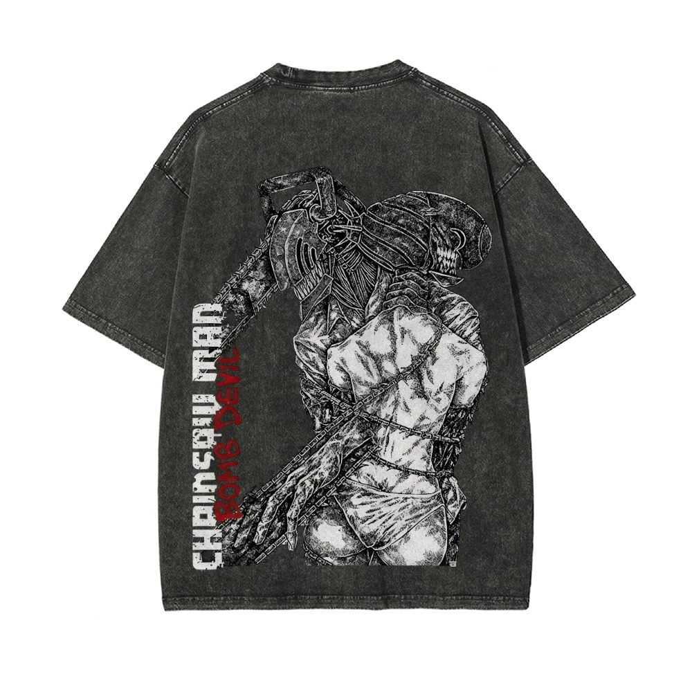 Vintage Oversized T-Shirt Chainsaw Man