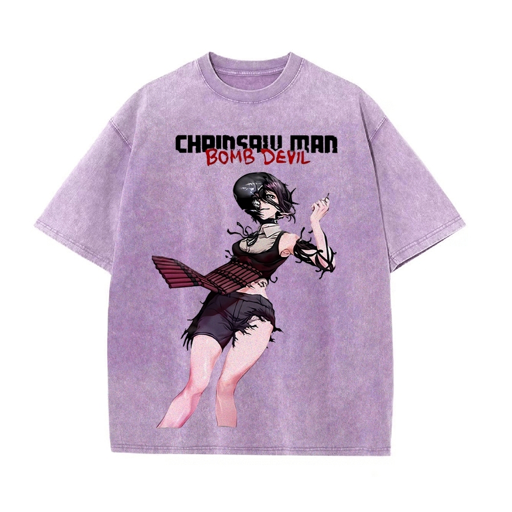 Vintage Oversized T-Shirt Chainsaw Man