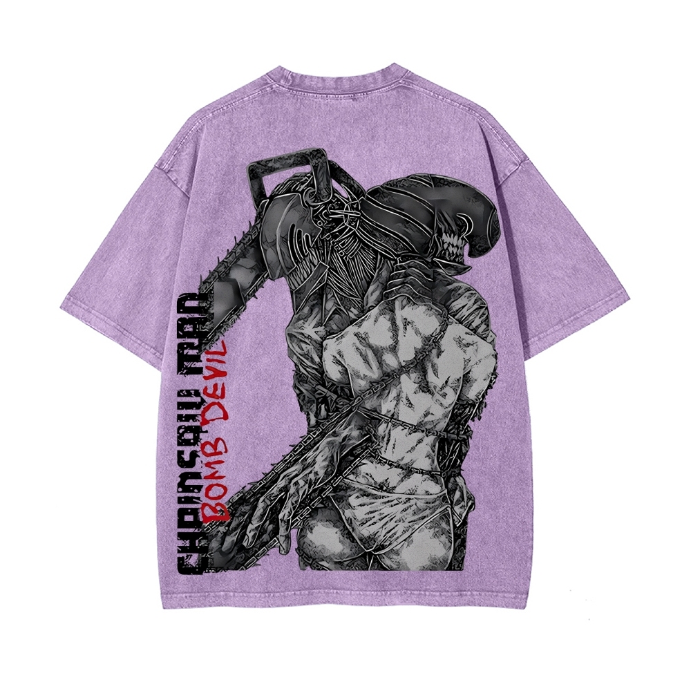 Vintage Oversized T-Shirt Chainsaw Man