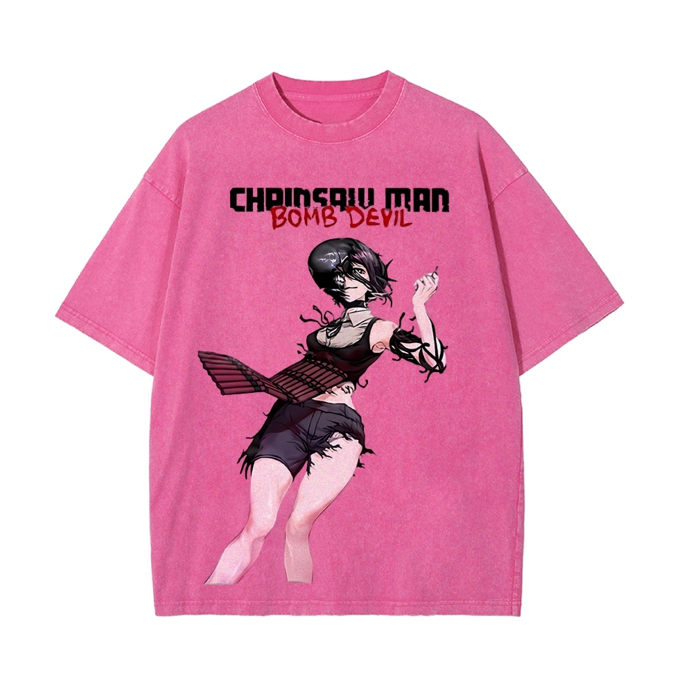 Vintage Oversized T-Shirt Chainsaw Man