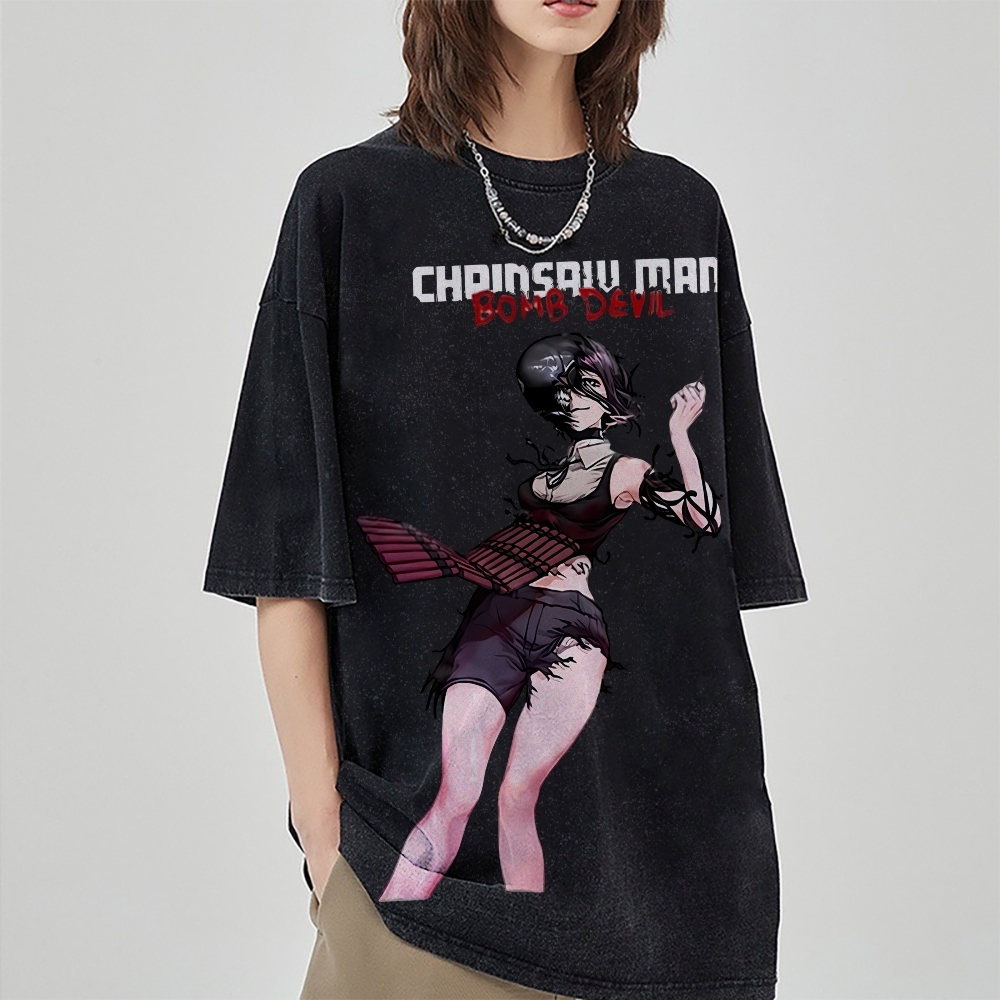 Vintage Oversized T-Shirt Chainsaw Man