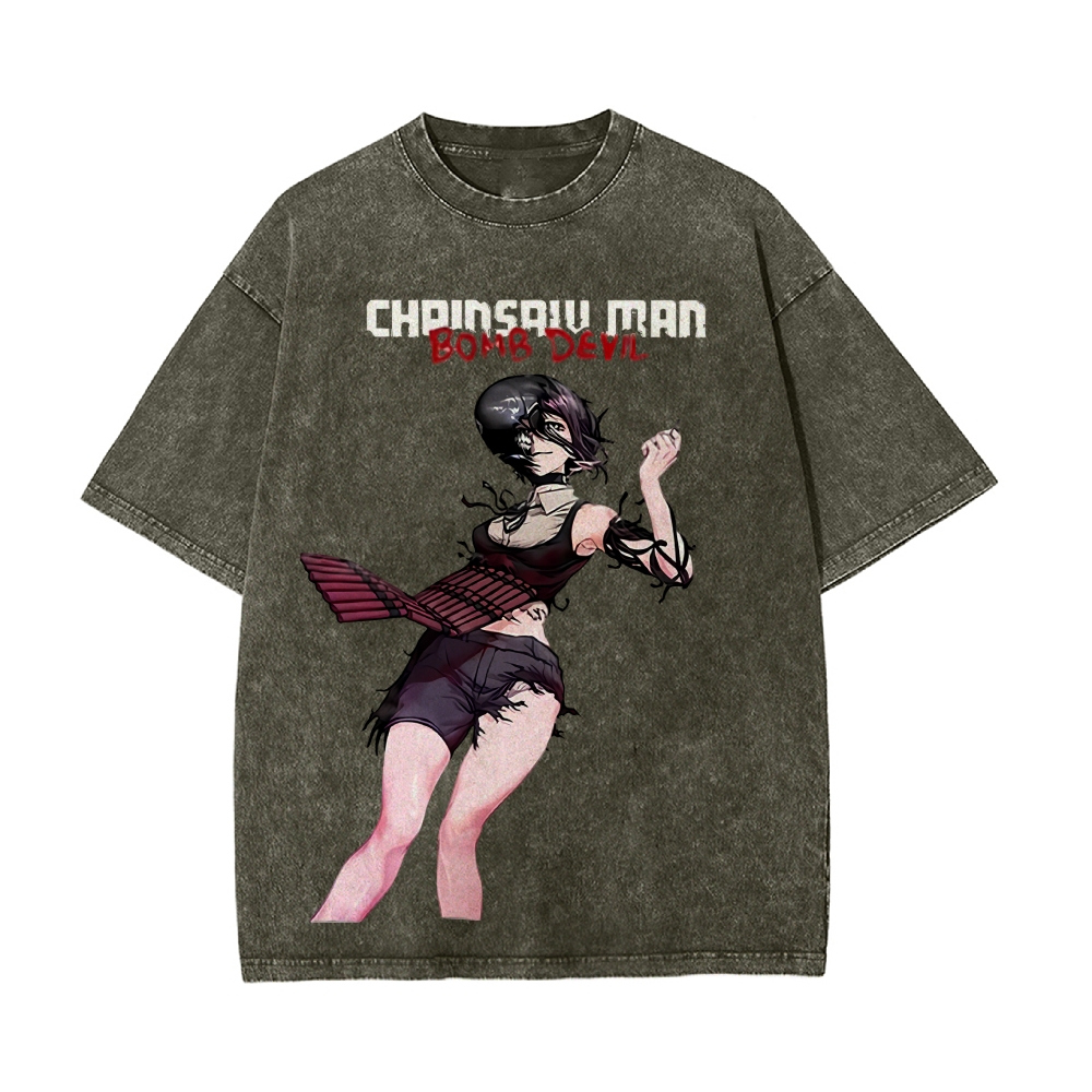 Vintage Oversized T-Shirt Chainsaw Man