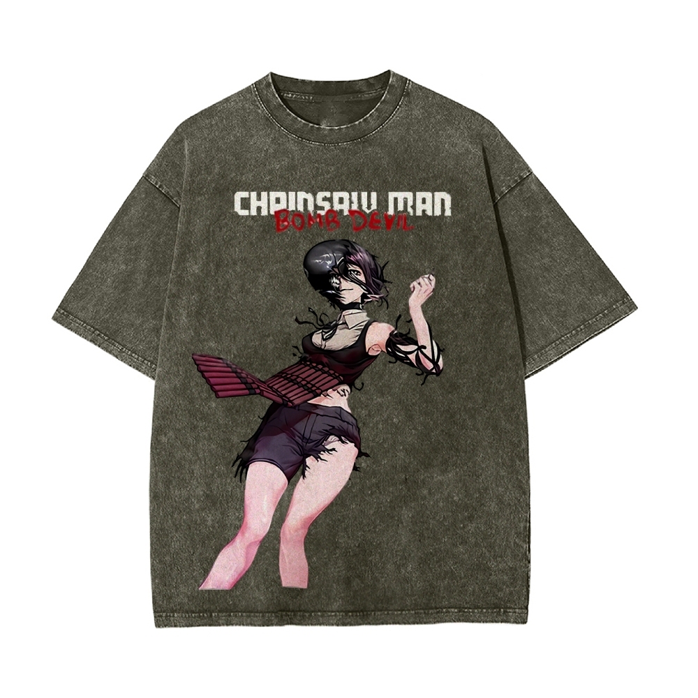 Vintage Oversized T-Shirt Chainsaw Man