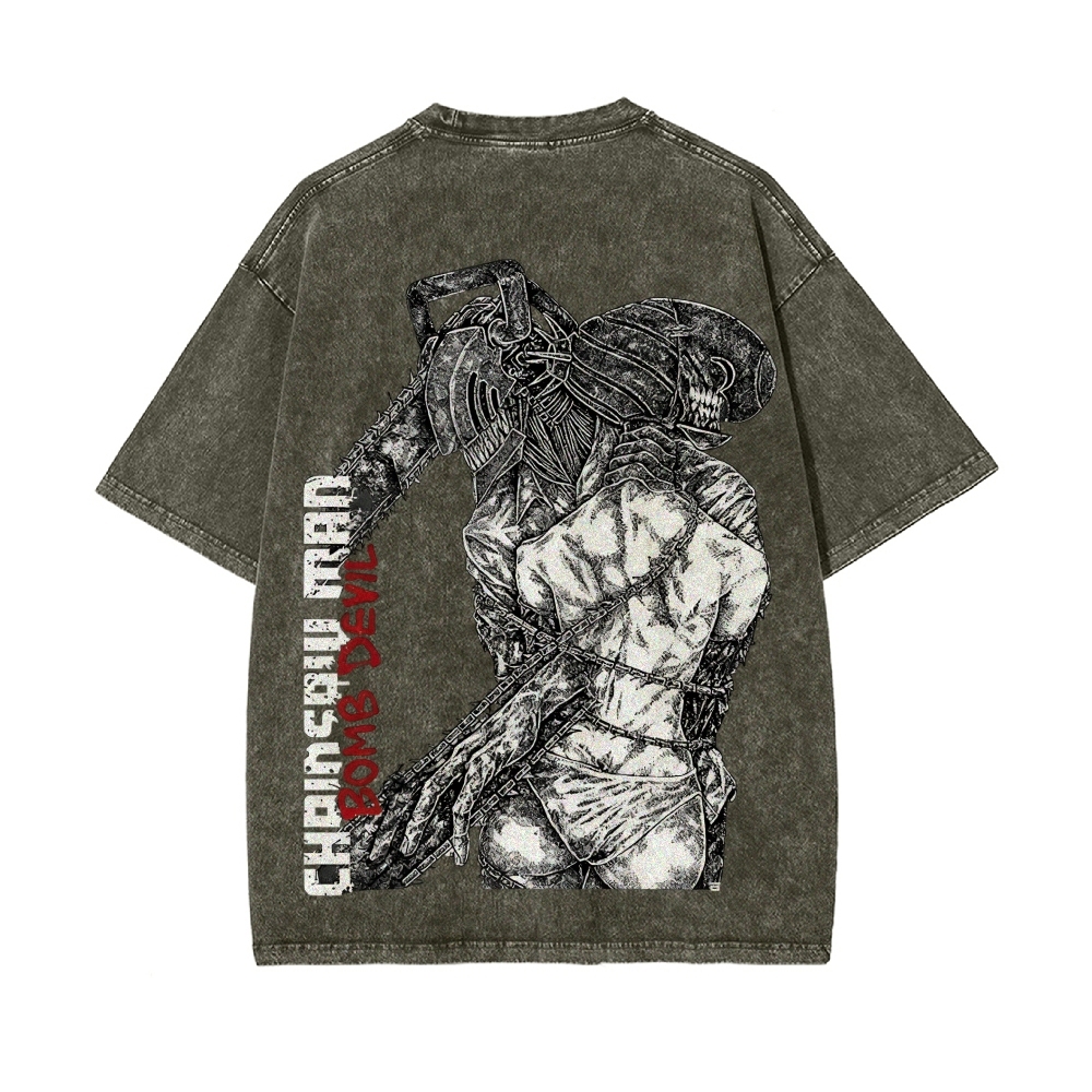 Vintage Oversized T-Shirt Chainsaw Man