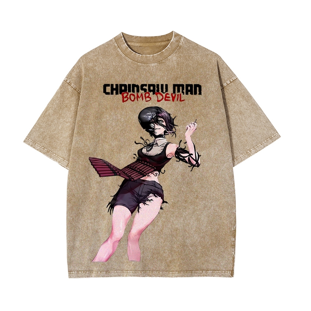 Vintage Oversized T-Shirt Chainsaw Man