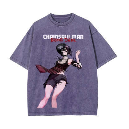 Vintage Oversized T-Shirt Chainsaw Man