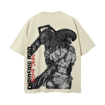 Vintage Oversized T-Shirt Chainsaw Man
