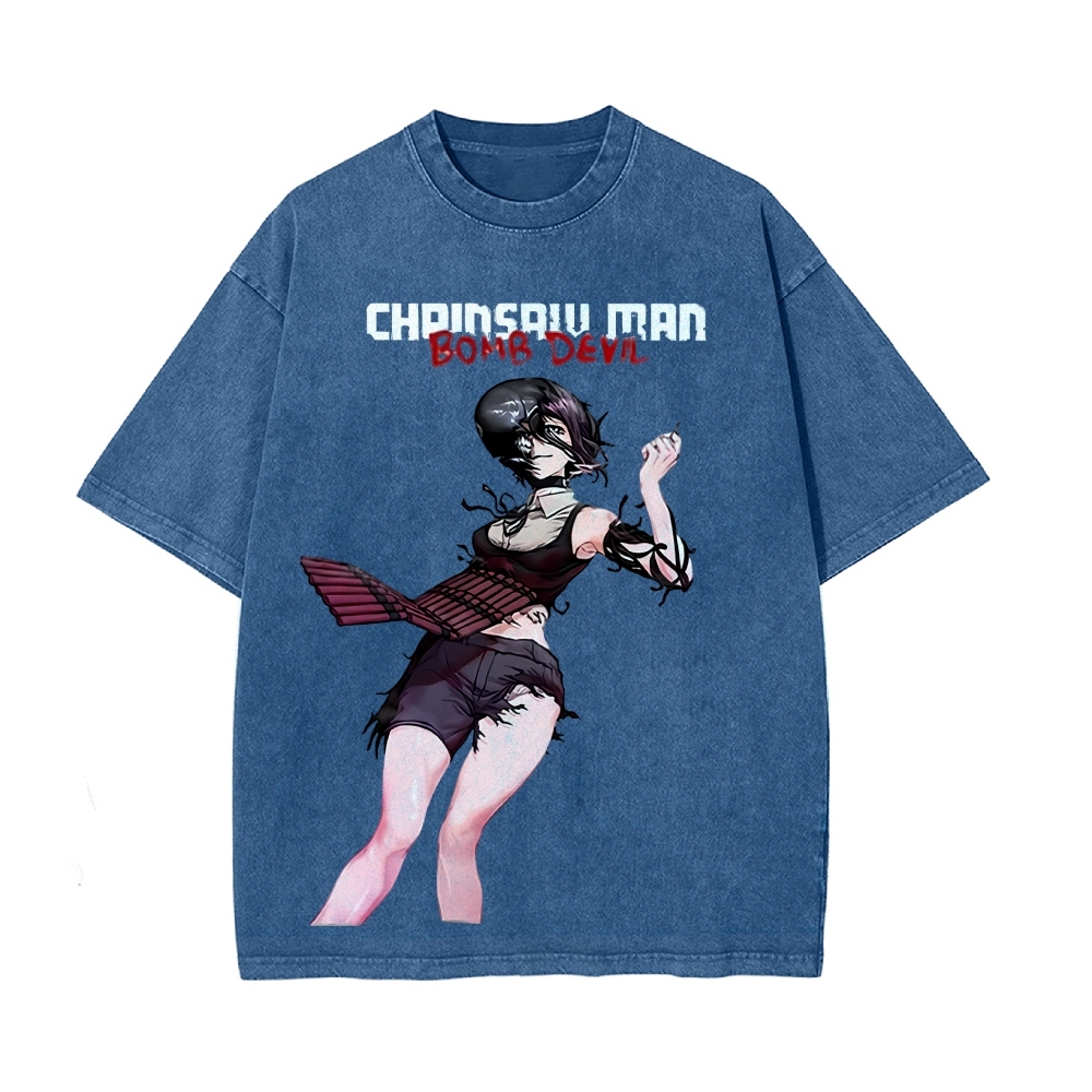 Vintage Oversized T-Shirt Chainsaw Man
