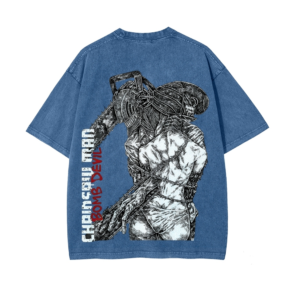 Vintage Oversized T-Shirt Chainsaw Man
